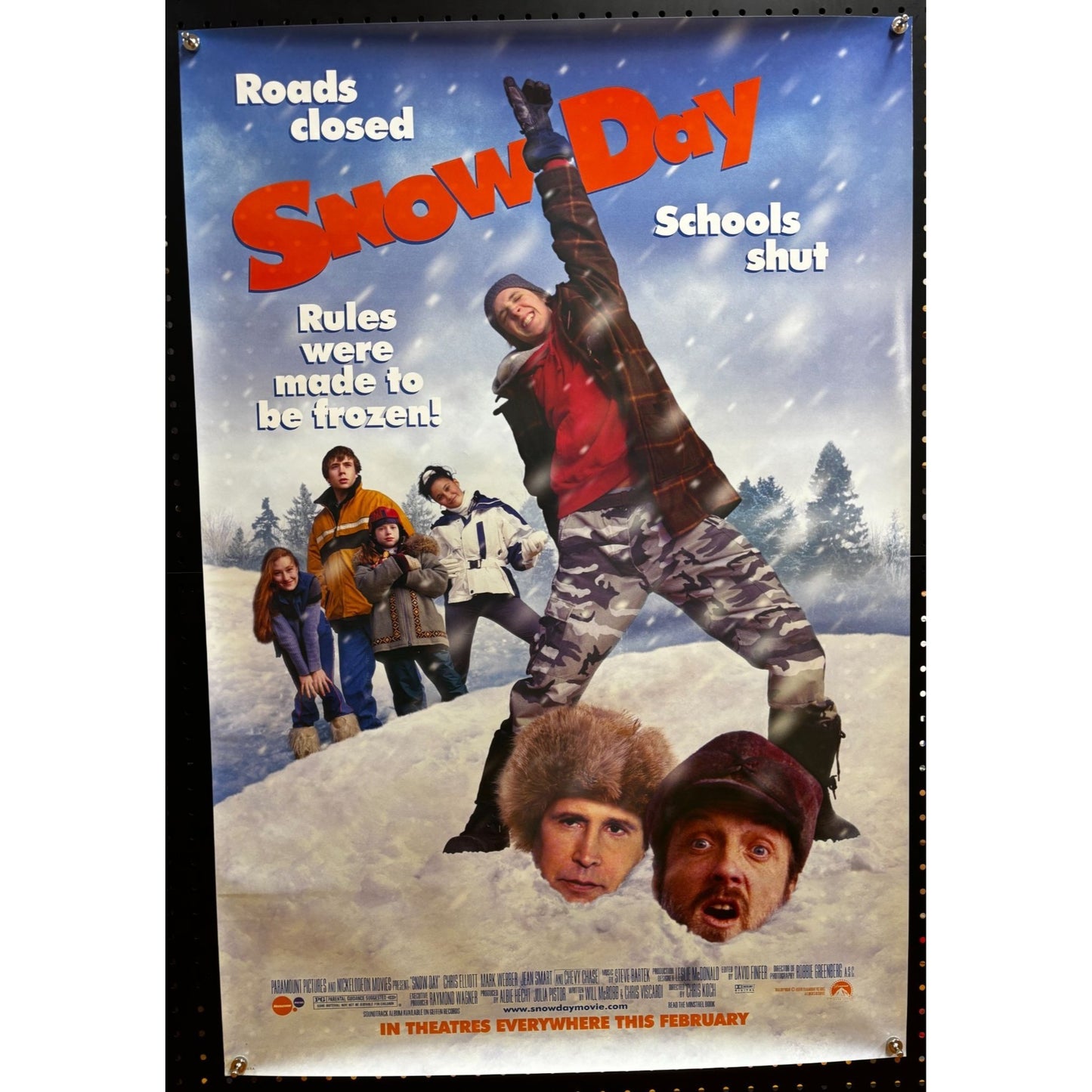 Snow Day (2000) Original Rolled Poster 27x40
