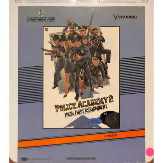 Police Academy 2 (1985) Vintage CED RCA SelectaVision Videodisc TESTED WORKING