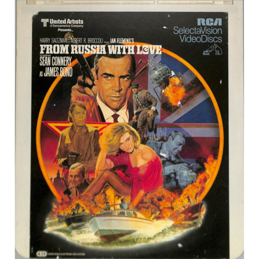 From Russia with Love (1963) Vintage CED Videodisc TESTED WORKING