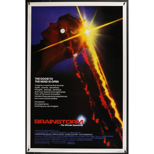Brainstorm (1983) Original Single-Sided Movie Poster Rolled 27x40