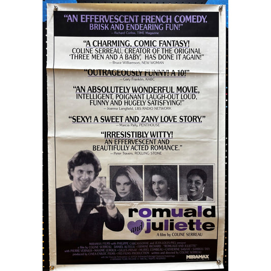 Romuald and Juliette (1989) Original Rolled Poster