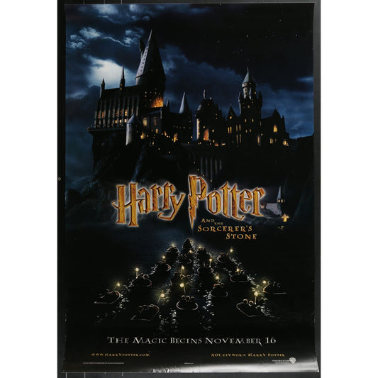 Harry Potter and the Sorcerer's Stone (2001) Orig. Movie Poster Rolled 27x40