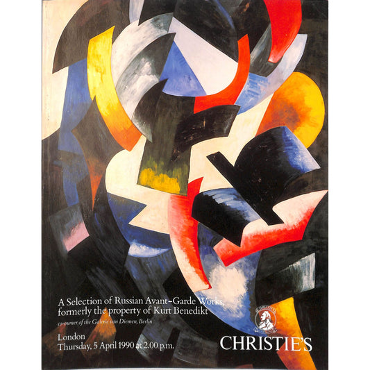 Christie's Avant- Garde Collection Auction Catalog April 5, 1990