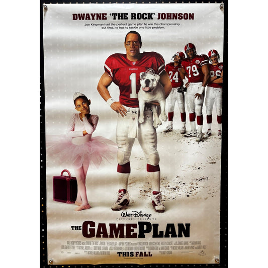 Game Plan (2007) Double-Sided, Original Rolled Poster 27x40