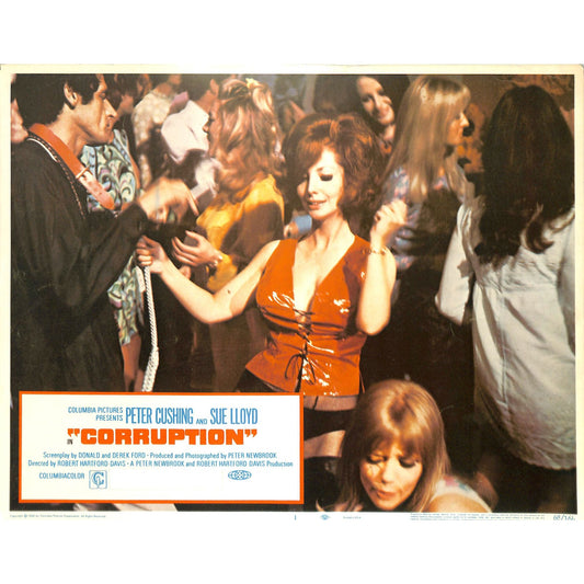 Corruption (1968) Lobby Card Full Set 11X14