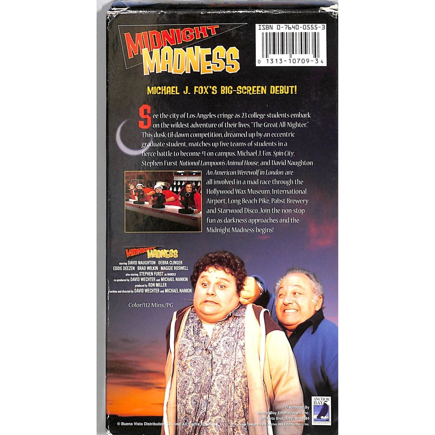 Midnight Madness (1980) VHS Tape Good condition