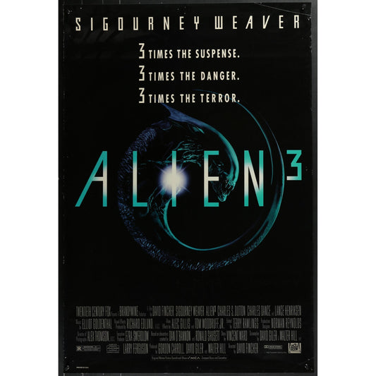 Alien³ (1992) Original Double-sided Movie Poster Rolled 27x40