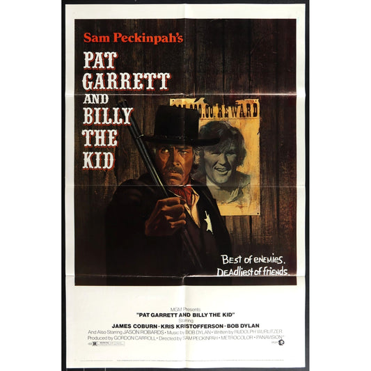 Pat Garrett and Billy, the Kid (1973) Original Movie Poster 27x41