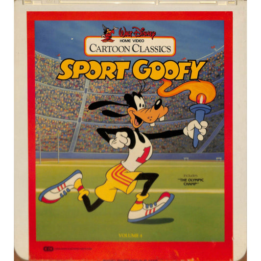 Sport Goofy (1983) Vintage RCA CED Videodisc TESTED WORKING