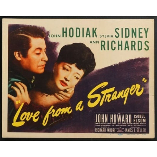 Love from a Stranger (1947) Original Lobby Card Movie Poster 11x14
