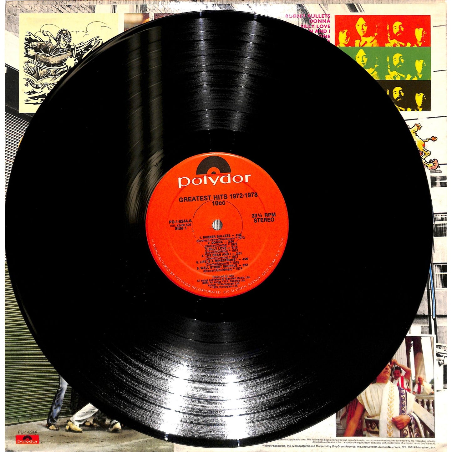 10cc - Greatest Hits 1972-1978 Vinyl Record PD-1-6244