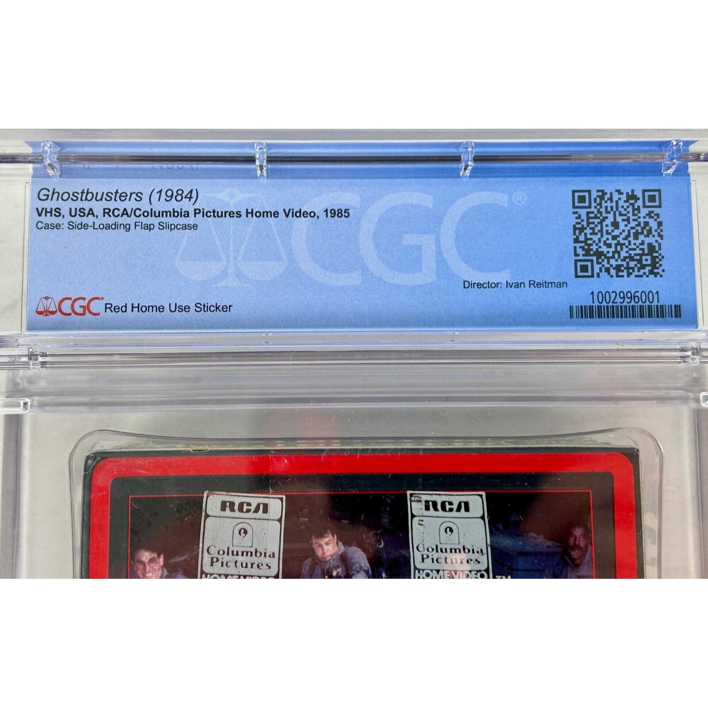 Ghostbusters (VHS, 1985) First Release CGC 9.6 Sealed A+ SLF Slipcase Embossed