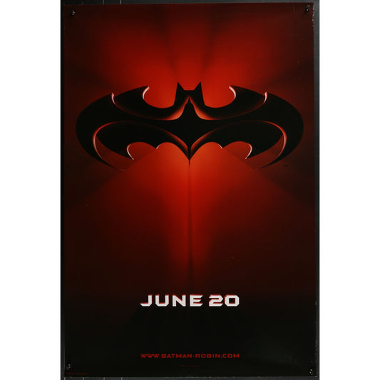 Batman & Robin (1997) Original Double-sided Movie Poster Rolled 27x40