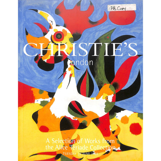 Christie's Alice T'eriade Collection Auction Catalog June 24, 2003