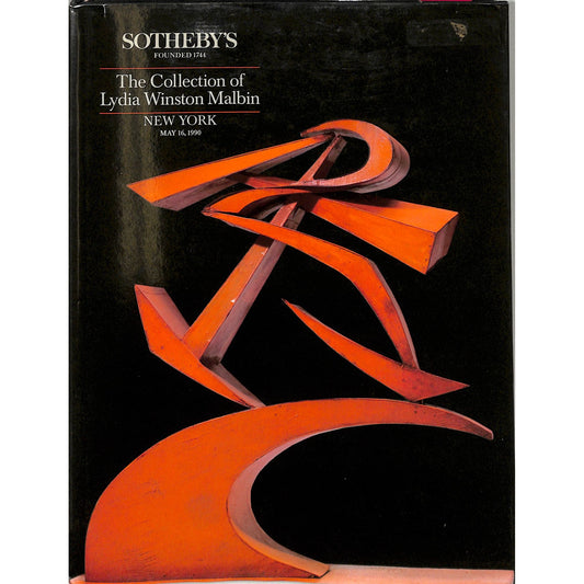 Sotheby's Collection of Lydia Winston Malbin Art Auction Catalog May 16, 1990