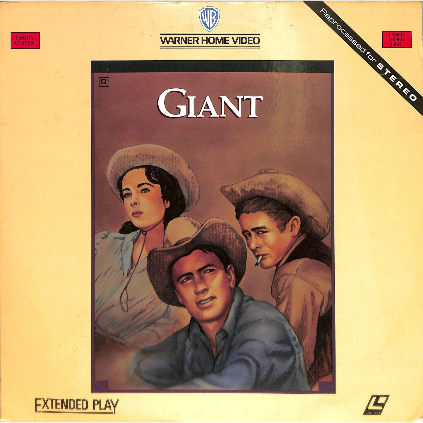 Giant (1956) Laserdisc Video