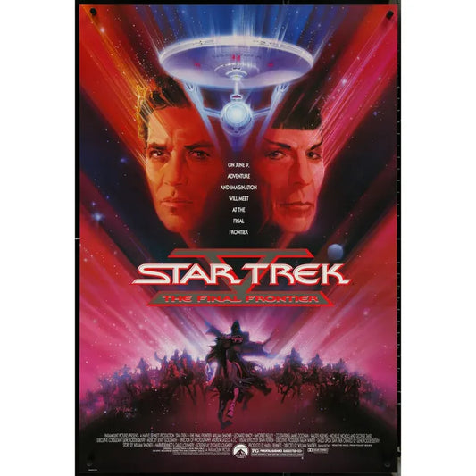 Star Trek V - The Final Frontier (1989) Original Advance Movie Poster 27x40