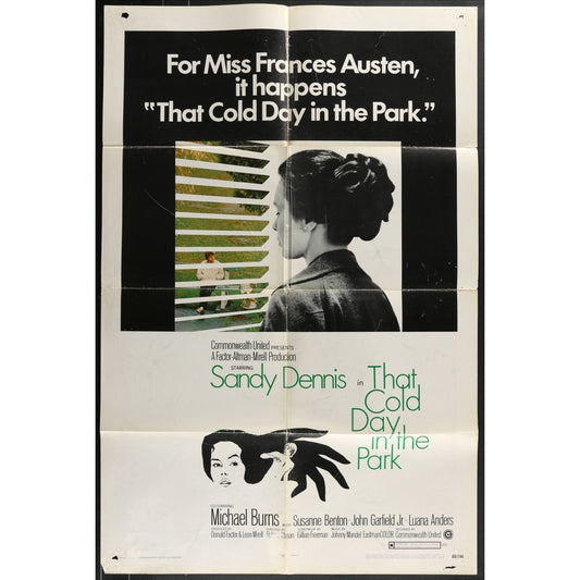 That Cold Day in the Park (1969) Original Movie Poster Folded 27x41