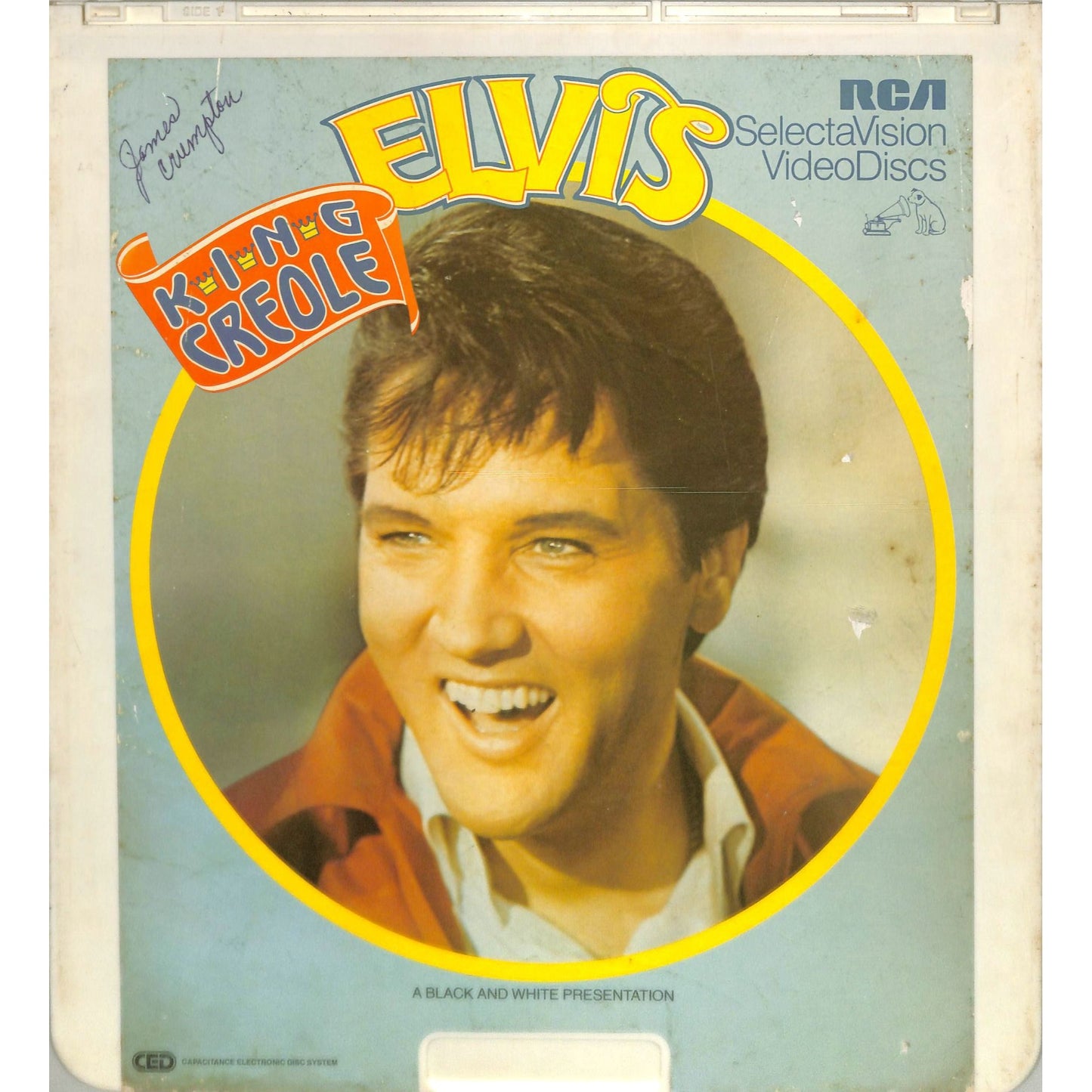 King Creole (1958) Vintage CED Videodisc