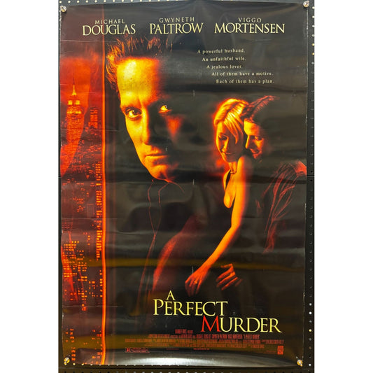 A Perfect Murder (1998) Double-Sided, Original Rolled Poster 27x40