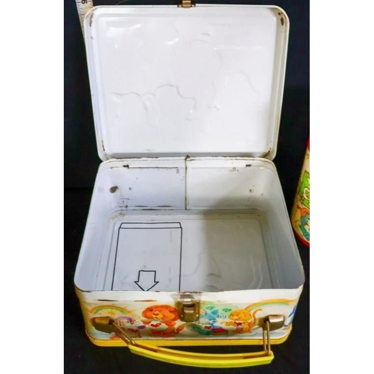 Vintage metal Care Bear Cousins lunchbox & thermos