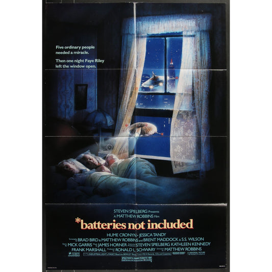 batteries not included (1987) Original Movie Poster Folded 27x40