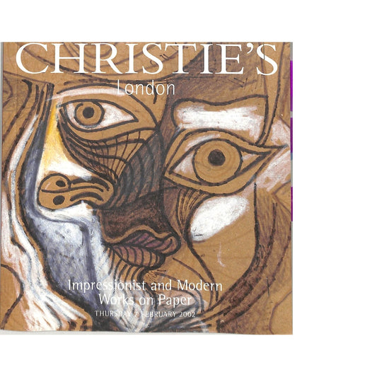 Christie's Works on Paper Art Auction Catalog February 7, 2002