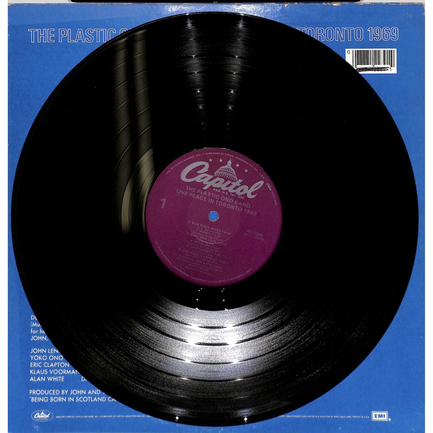 The Plastic Ono Band - Live Peace in Toronto 1969 Vinyl Record ST-12239