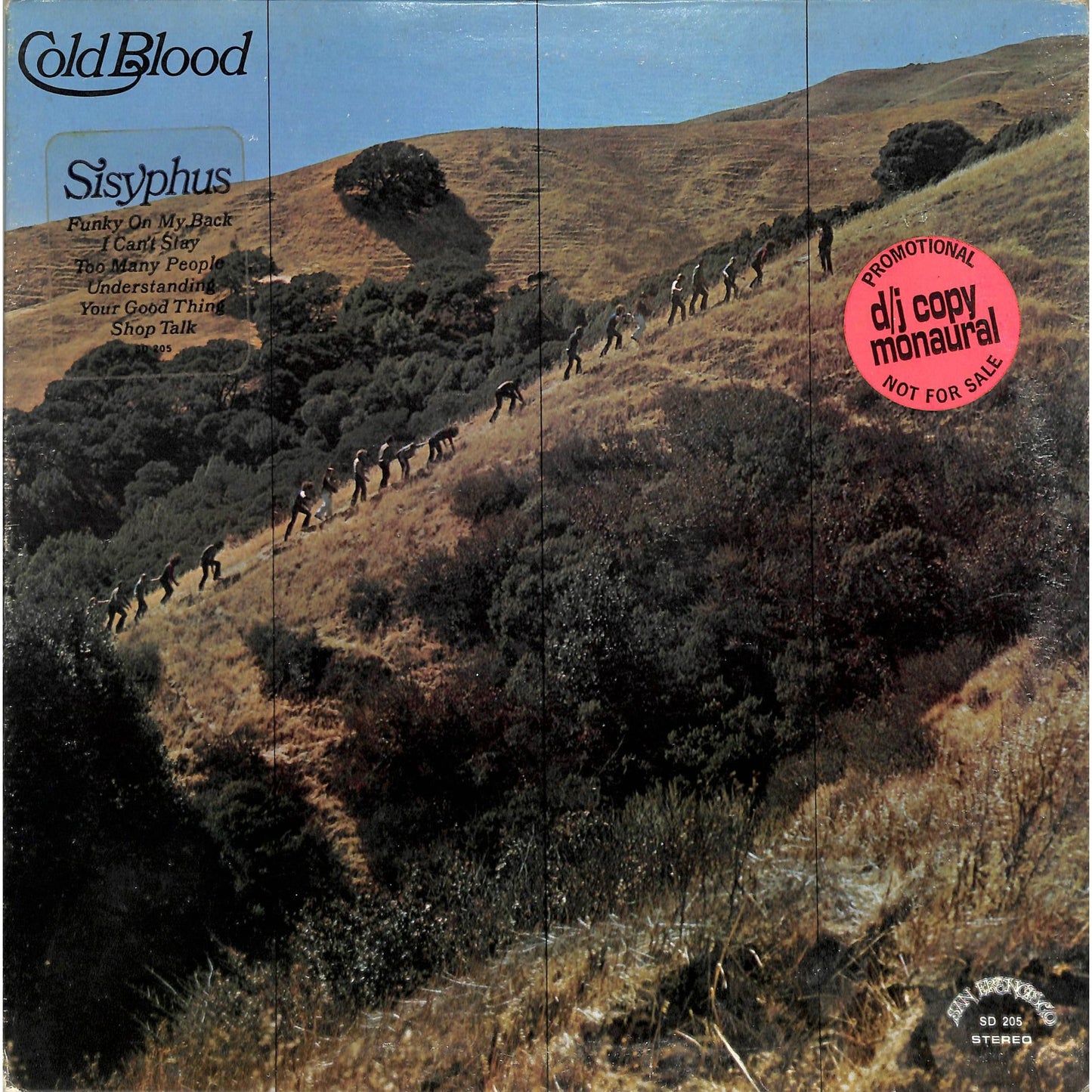 Cold Blood - Sisyphus (1970) Promo Vinyl Record SD 205