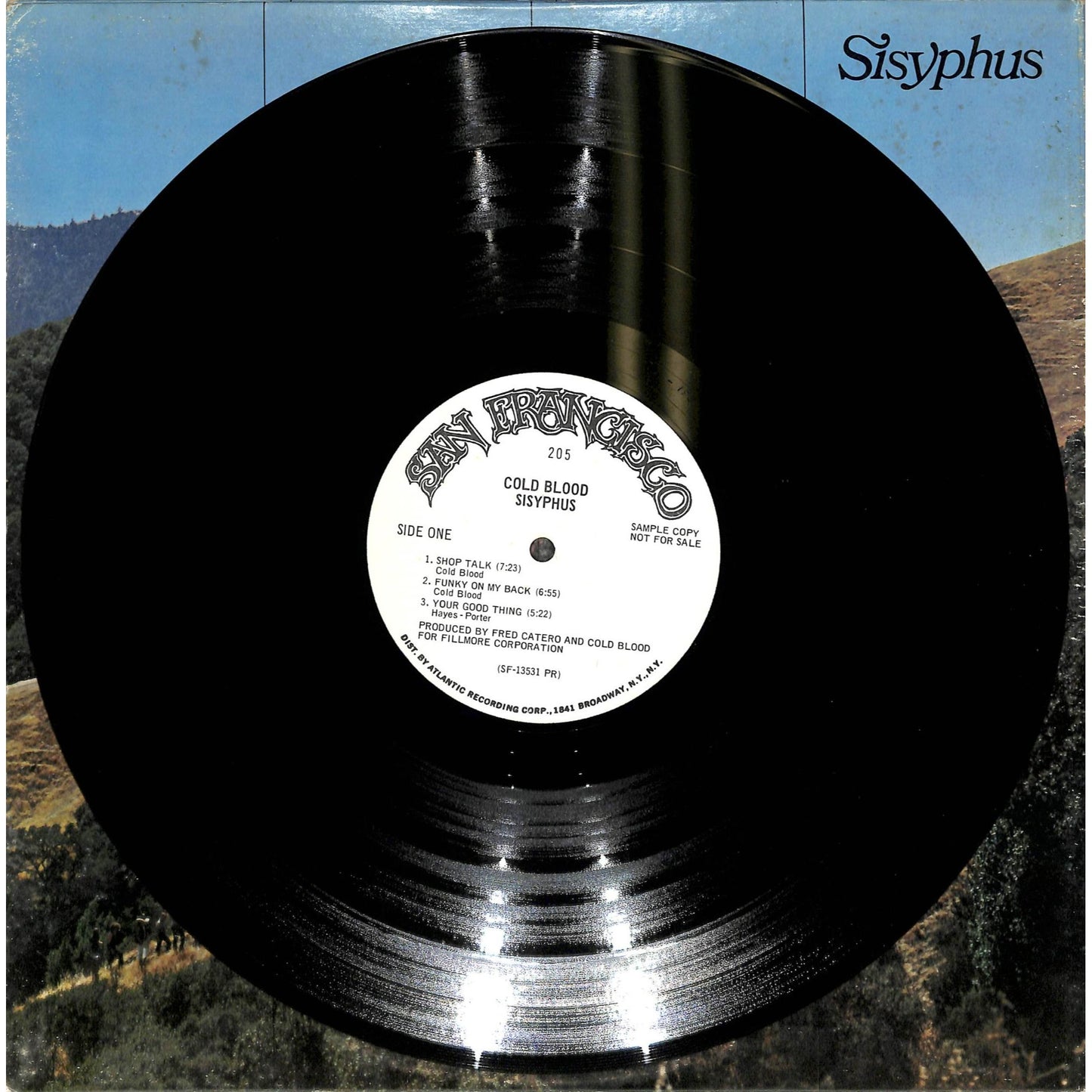 Cold Blood - Sisyphus (1970) Promo Vinyl Record SD 205