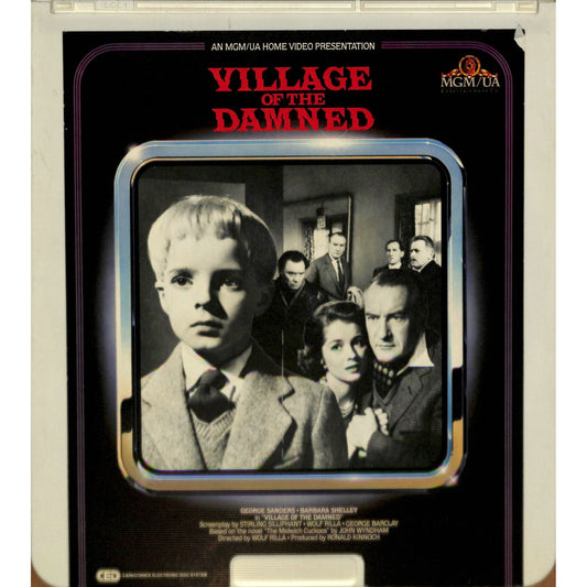 Village of The Damned (1960) CED RCA SelectaVision Videodisc TESTED WORKING