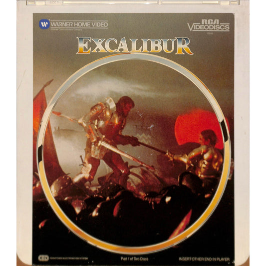 Excalibur (1981) Vintage CED RCA SelectaVision Videodisc TESTED WORKING