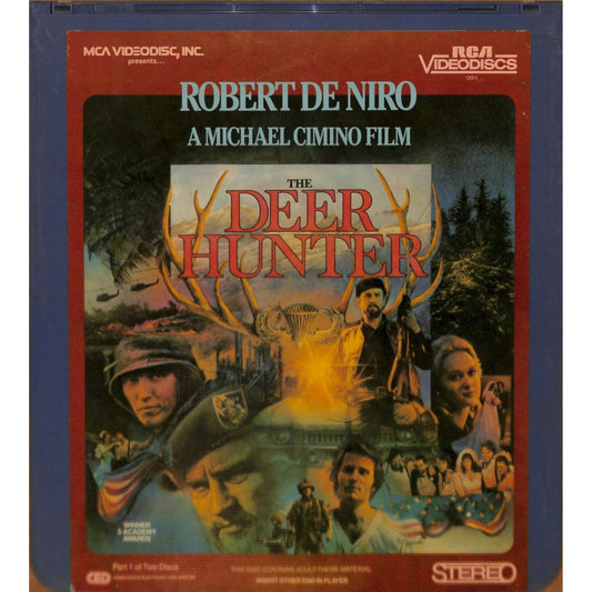 The Deer Hunter Part 1&2 (1978) CED RCA SelectaVision Videodisc TESTED WORKING