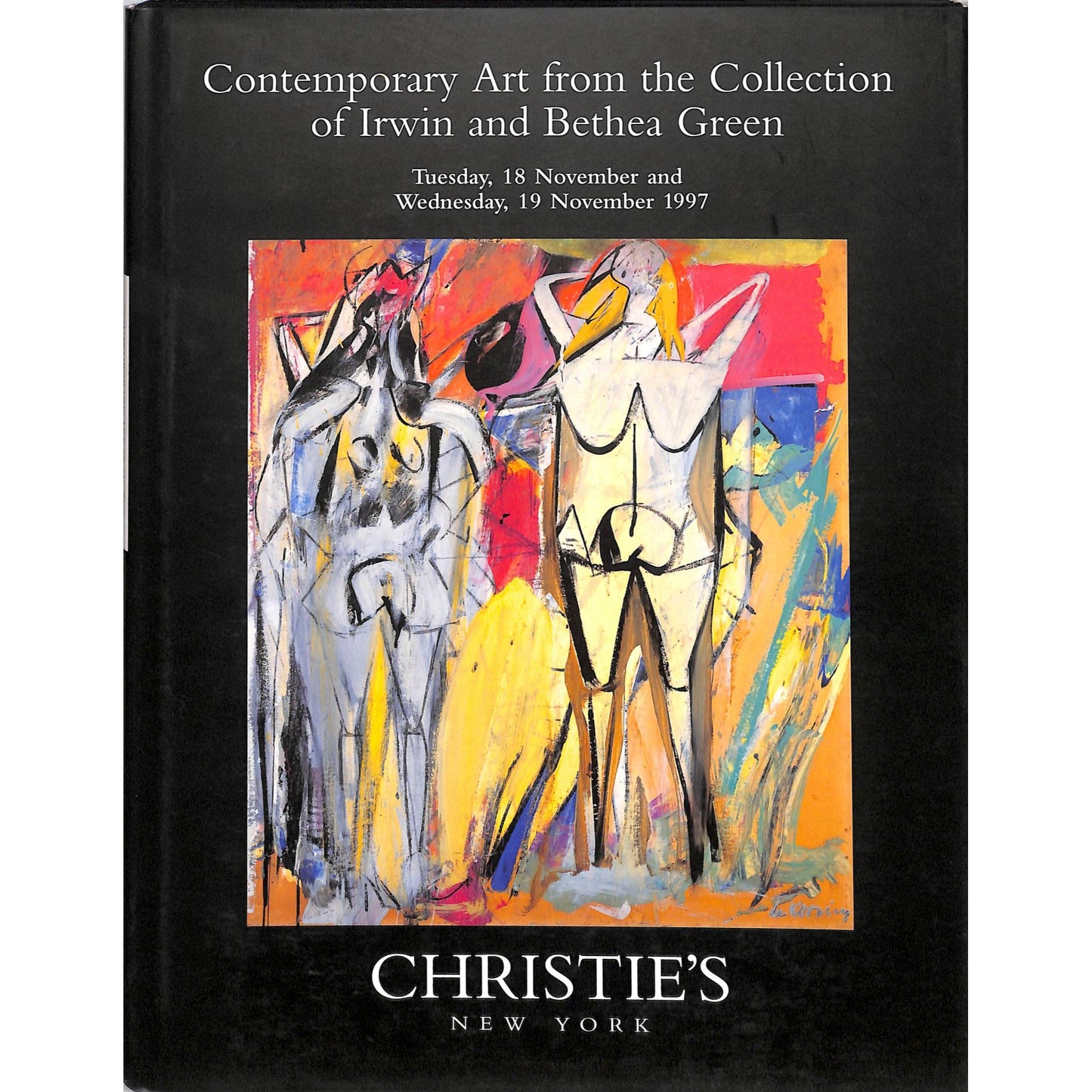 Christie's Collection of Irwin and Bethea Green Auction Catalog Nov 18-19 1997