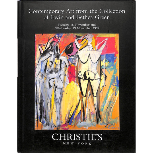 Christie's Collection of Irwin and Bethea Green Auction Catalog Nov 18-19 1997
