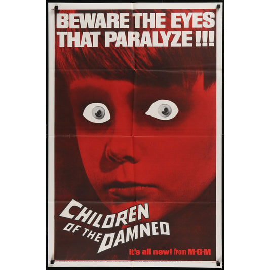 Children of the Damned (1964) Original Movie Poster Folded 27x41