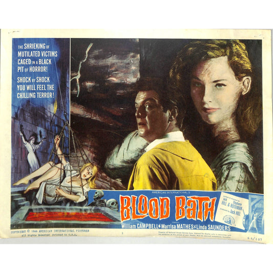 Blood Bath (1966) Lobby Card #3 11X14