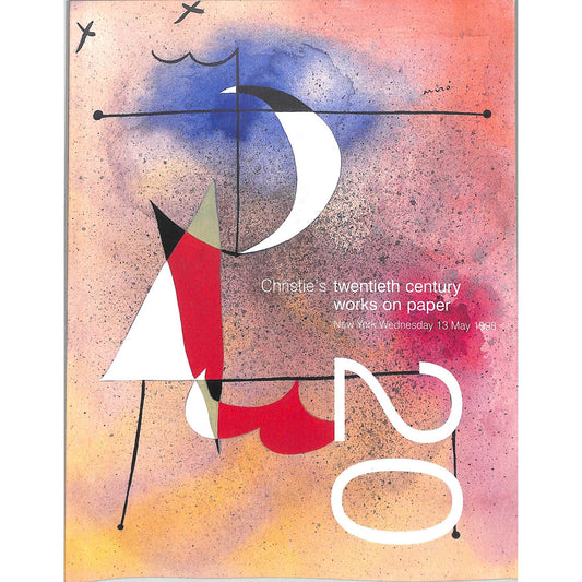 Christie's Twentieth Century Works on Paper Auction Catalog May 13, 1998