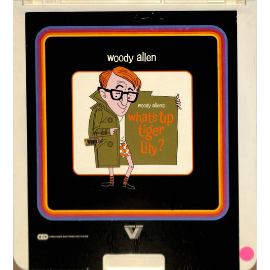 What's Up, Tiger Lily? (1966) Vintage CED Videodisc TESTED WORKING