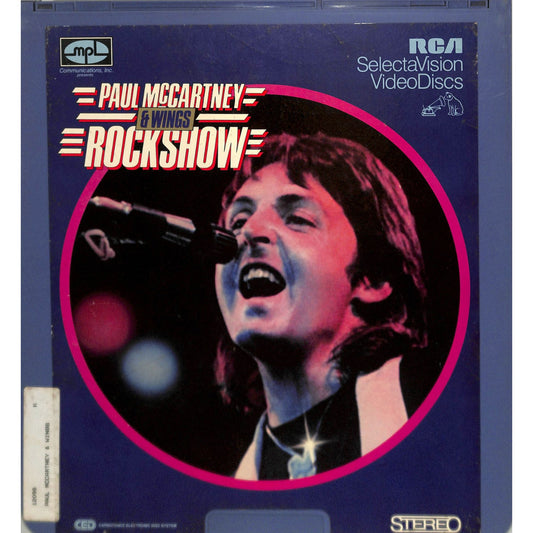 Rockshow (1980) Vintage CED Videodisc