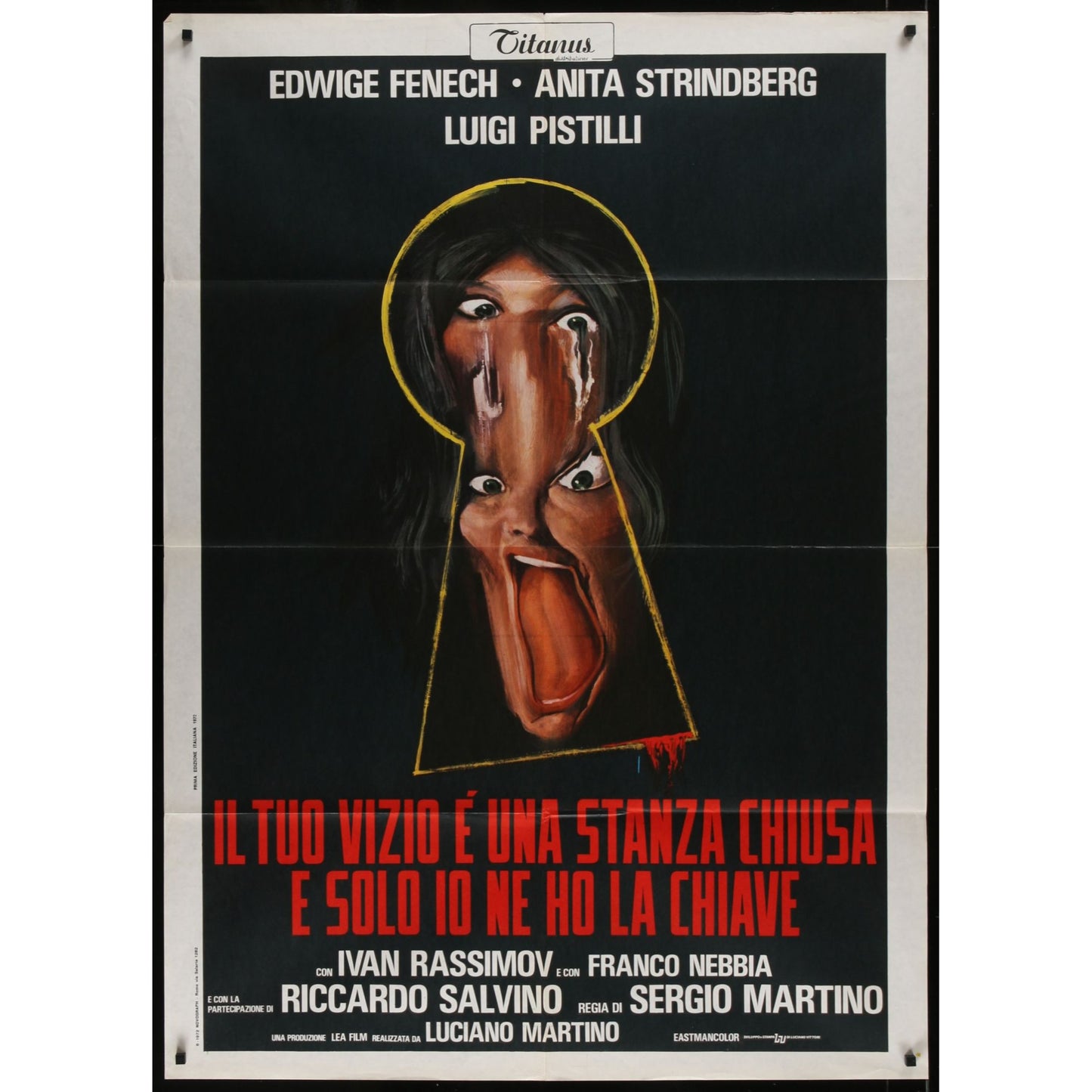 Your Vice Is a Locked Room and Only I Have the Key (1972) Italian Orig. Poster