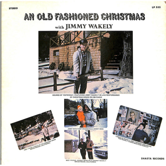 Jimmy Wakely - An Old Fashioned Christmas (1978) Vinyl Record SH-LP-533