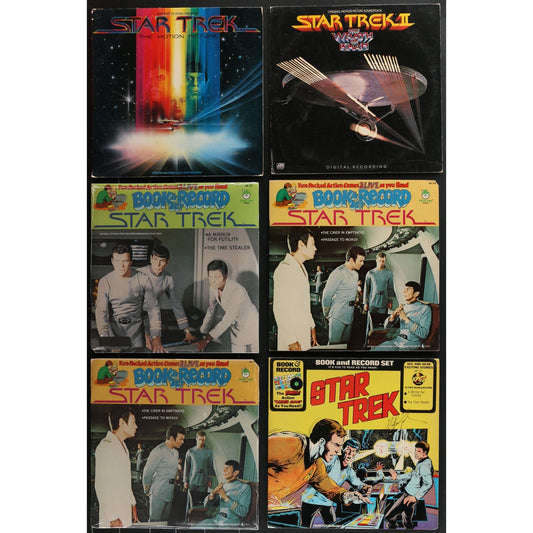 33 1/3 RPM records from Star Trek (1970s-1980s)