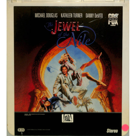 The Jewel of the Nile (1985) CED RCA SelectaVision TESTED WORKING