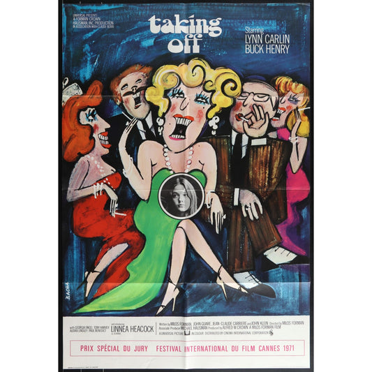 Taking Off (1971) Original Movie Poster Folded 27x41