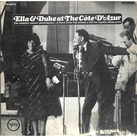 Ella & Duke at the Cote D'Azur (1967) 2LP Vinyl Record V6-4072-2