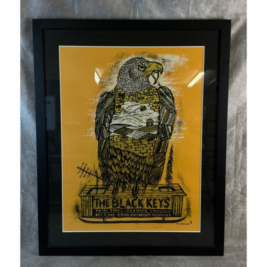 The Black Keys Nashville Orange 2008 Poster 24.75x30.75