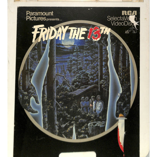 Friday the 13th (1980) Vintage CED Videodisc TESTED WORKING