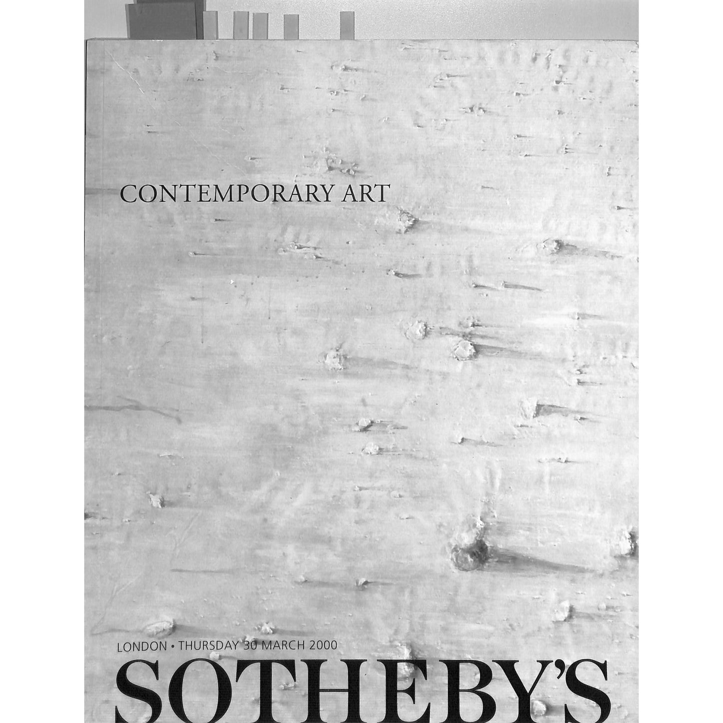 Sotheby's London Contemporary Art Auction Catalog March 30, 2000