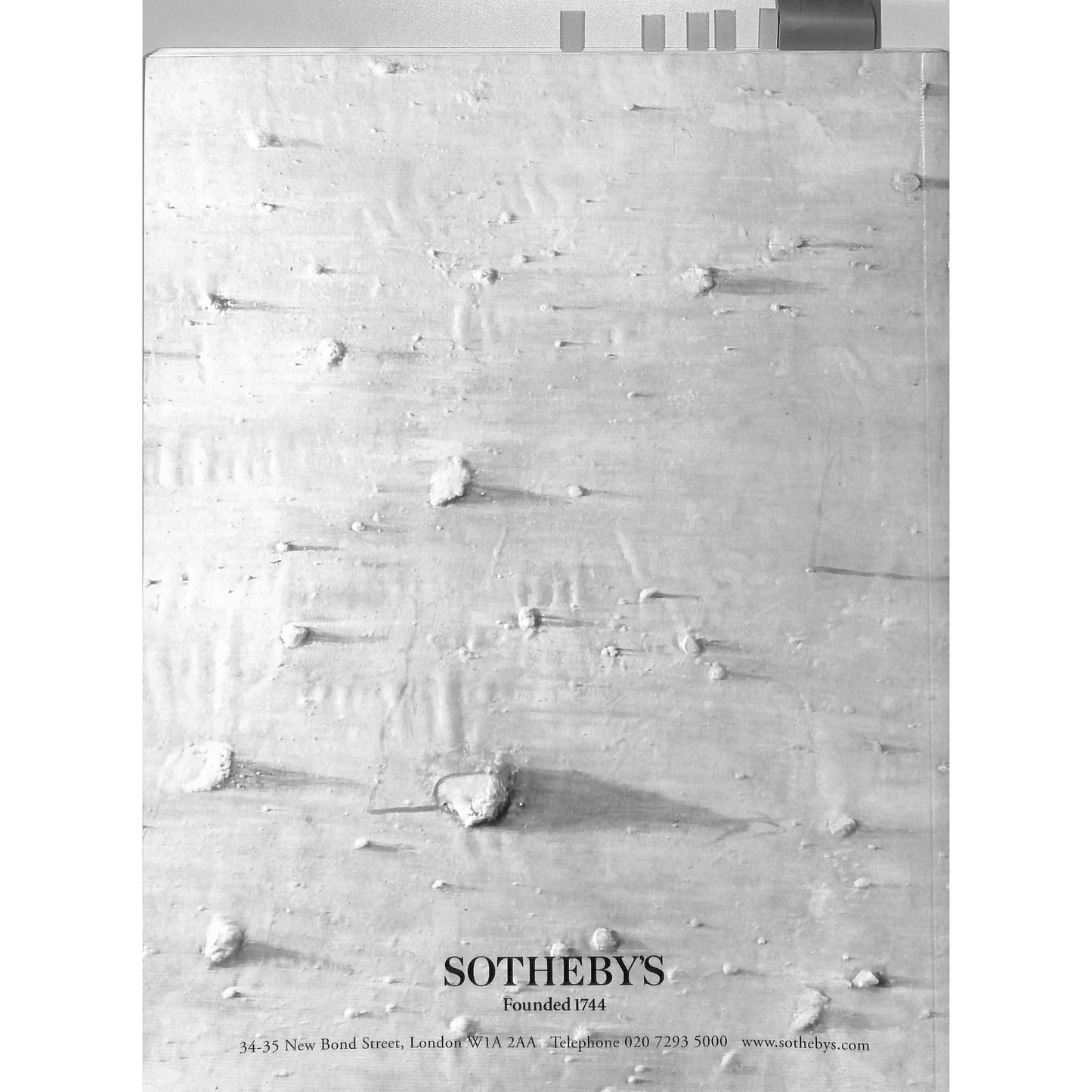 Sotheby's London Contemporary Art Auction Catalog March 30, 2000